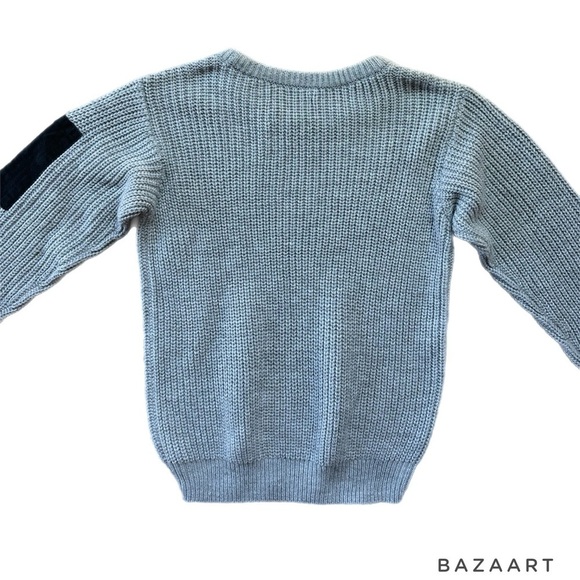 George Boys Grey Waffle Knit Sweater Size 10-12 - Picture 4 of 5